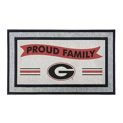 Jardine Georgia Bulldogs 18" x 30" Proud Family Doormat