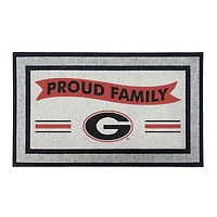 Jardine Georgia Bulldogs 18" x 30" Proud Family Doormat