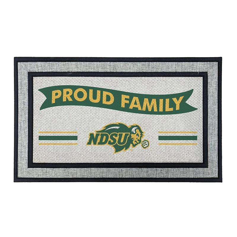 Jardine NDSU Bison 18" x 30" Proud Family Doormat