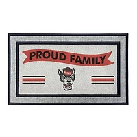 Jardine NC State Wolfpack 18" x 30" Proud Family Doormat