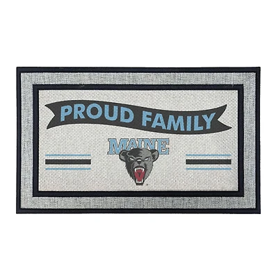 Jardine Maine Black Bears 18" x 30" Proud Family Doormat