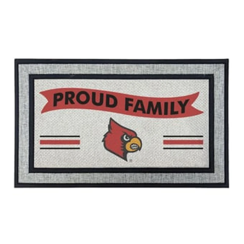 Jardine Louisville Cardinals 18" x 30" Proud Family Doormat