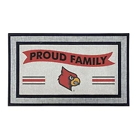 Jardine Louisville Cardinals 18" x 30" Proud Family Doormat