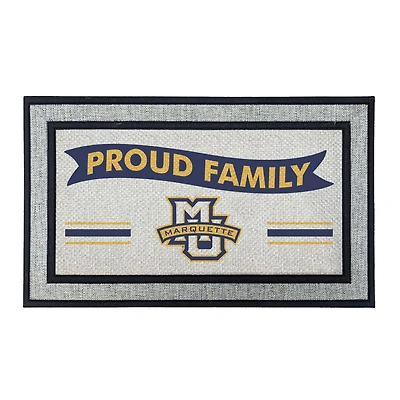 Jardine Marquette Golden Eagles 18" x 30" Proud Family Doormat