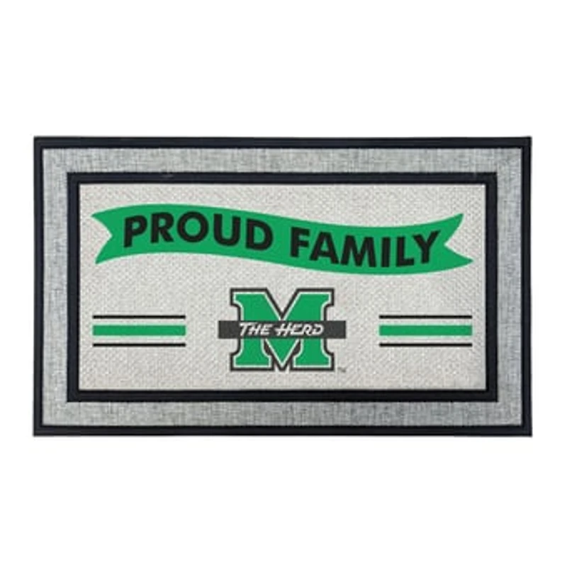 Jardine Marshall Thundering Herd 18" x 30" Proud Family Doormat