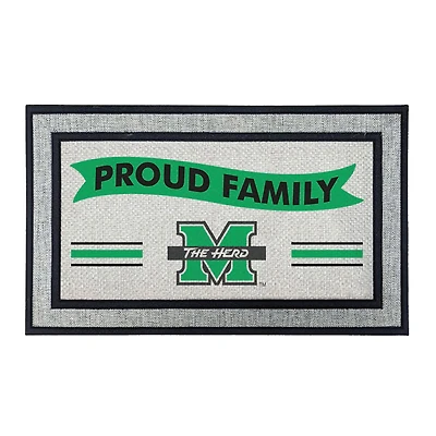 Jardine Marshall Thundering Herd 18" x 30" Proud Family Doormat