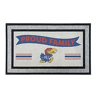 Jardine Kansas Jayhawks 18" x 30" Proud Family Doormat