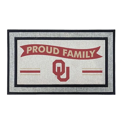 Jardine Oklahoma Sooners 18" x 30" Proud Family Doormat