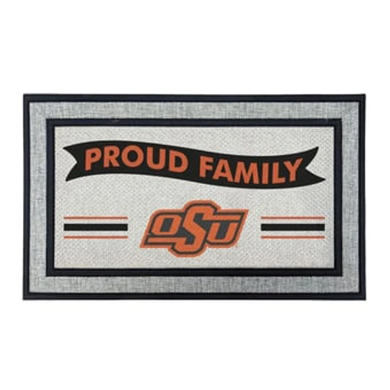 Jardine Oklahoma State Cowboys 18" x 30" Proud Family Doormat
