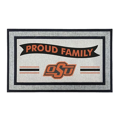 Jardine Oklahoma State Cowboys 18" x 30" Proud Family Doormat