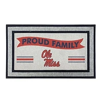 Jardine Ole Miss Rebels 18" x 30" Proud Family Doormat
