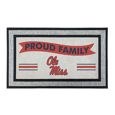 Jardine Ole Miss Rebels 18" x 30" Proud Family Doormat