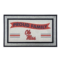 Jardine Ole Miss Rebels 18" x 30" Proud Family Doormat
