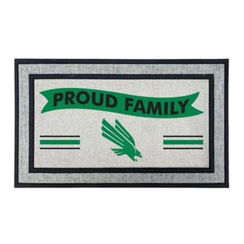 Jardine North Texas Mean Green 18" x 30" Proud Family Doormat