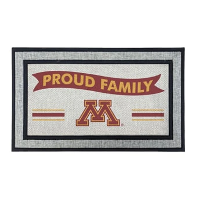 Jardine Minnesota Golden Gophers 18" x 30" Proud Family Doormat