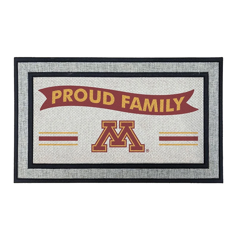 Jardine Minnesota Golden Gophers 18" x 30" Proud Family Doormat