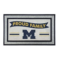 Jardine Michigan Wolverines 18" x 30" Proud Family Doormat