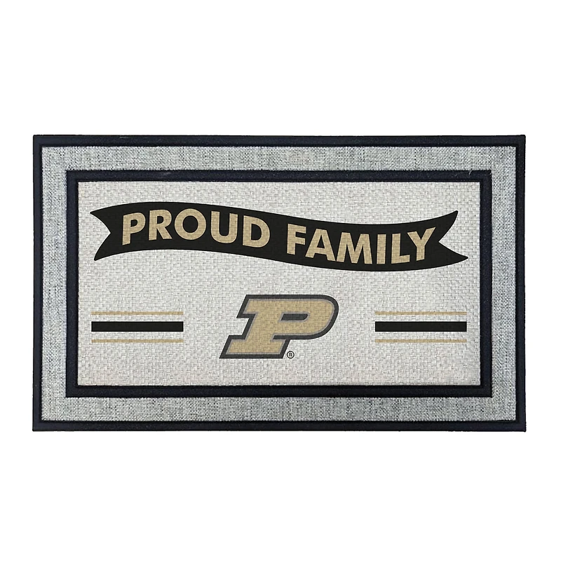 Jardine Purdue Boilermakers 18" x 30" Proud Family Doormat