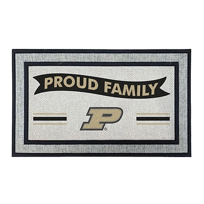 Jardine Purdue Boilermakers 18" x 30" Proud Family Doormat