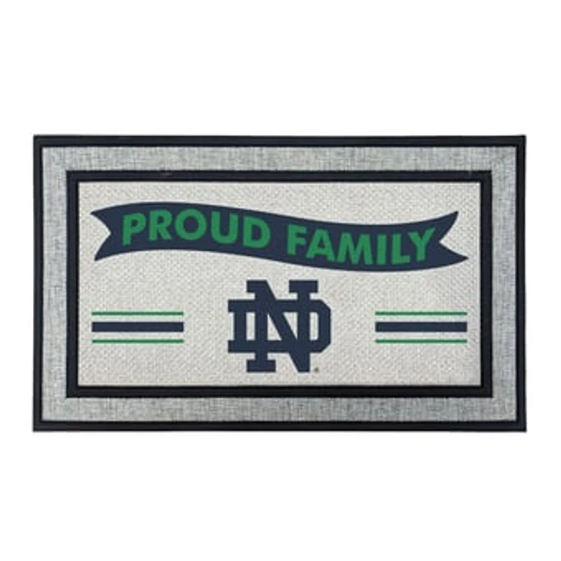 Jardine Notre Dame Fighting Irish 18" x 30" Proud Family Doormat