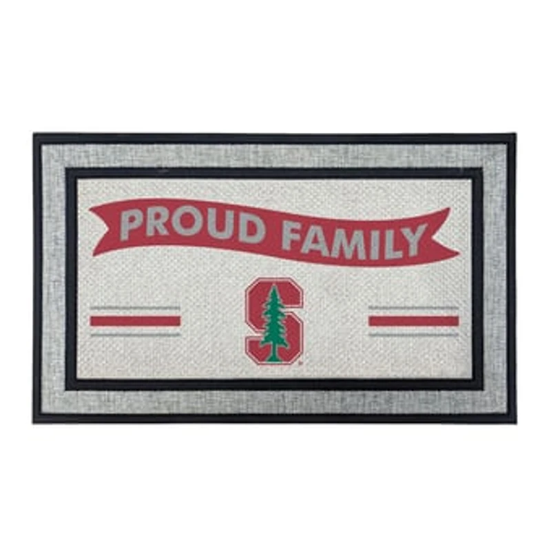 Jardine Stanford Cardinal 18" x 30" Proud Family Doormat