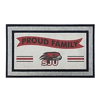 Jardine Saint Joseph's Hawks 18" x 30" Proud Family Doormat