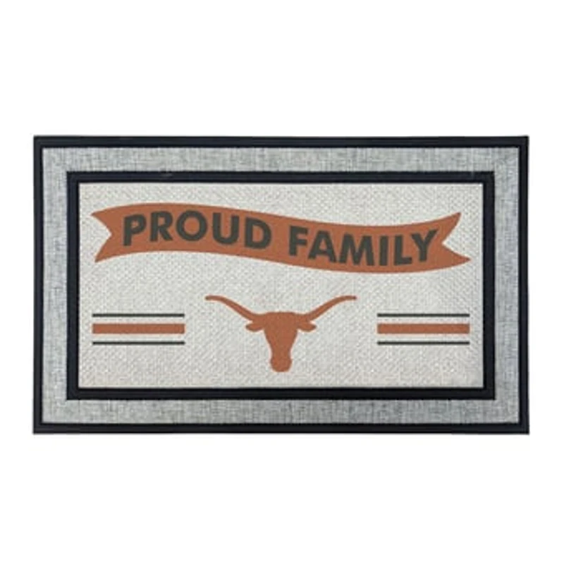 Jardine Texas Longhorns 18" x 30" Proud Family Doormat