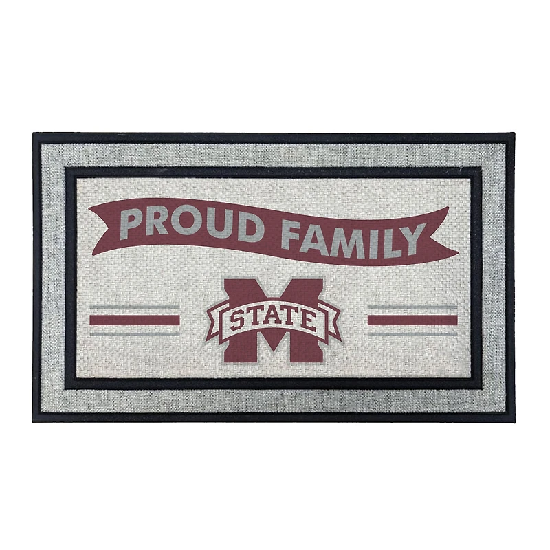 Jardine Mississippi State Bulldogs 18" x 30" Proud Family Doormat