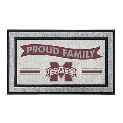 Jardine Mississippi State Bulldogs 18" x 30" Proud Family Doormat