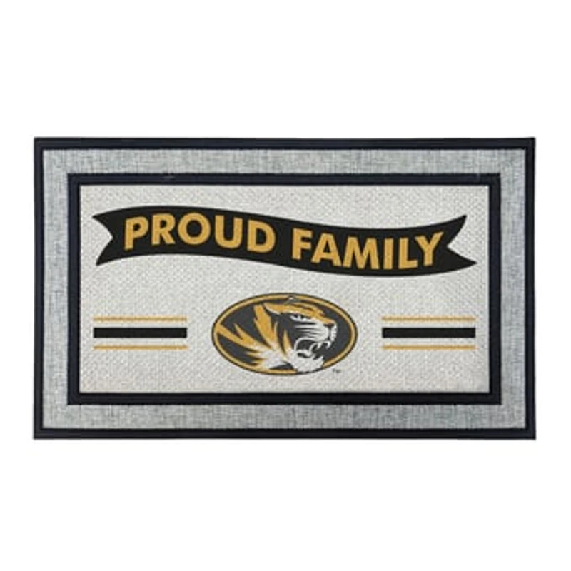 Jardine Missouri Tigers 18" x 30" Proud Family Doormat