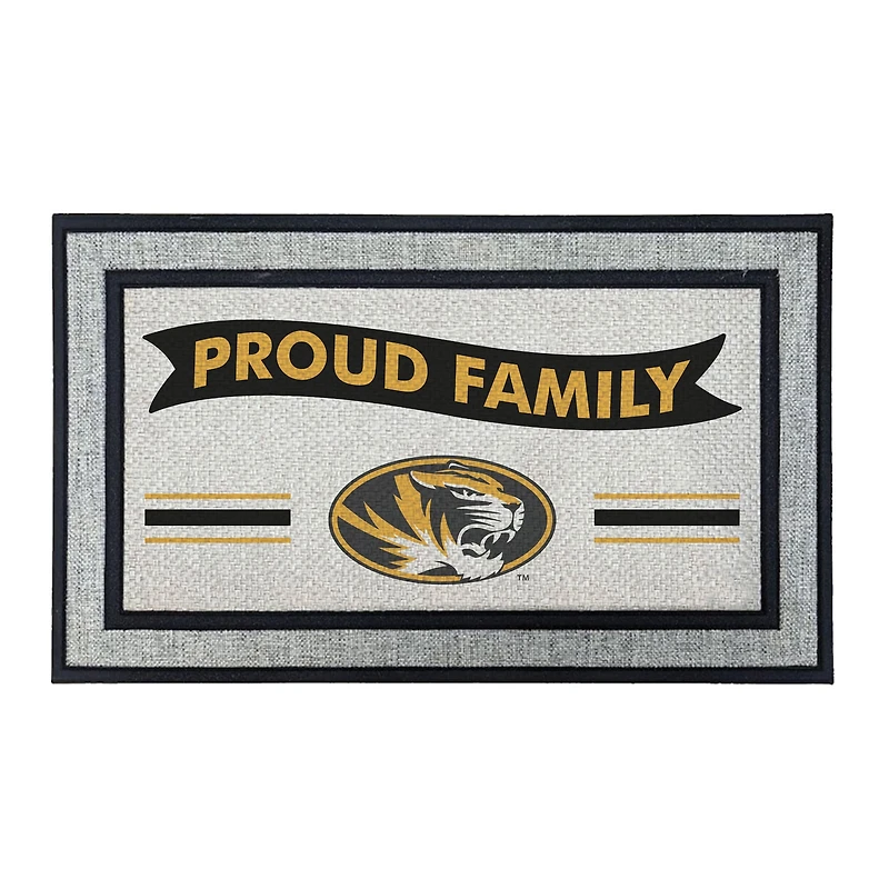 Jardine Missouri Tigers 18" x 30" Proud Family Doormat