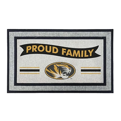 Jardine Missouri Tigers 18" x 30" Proud Family Doormat