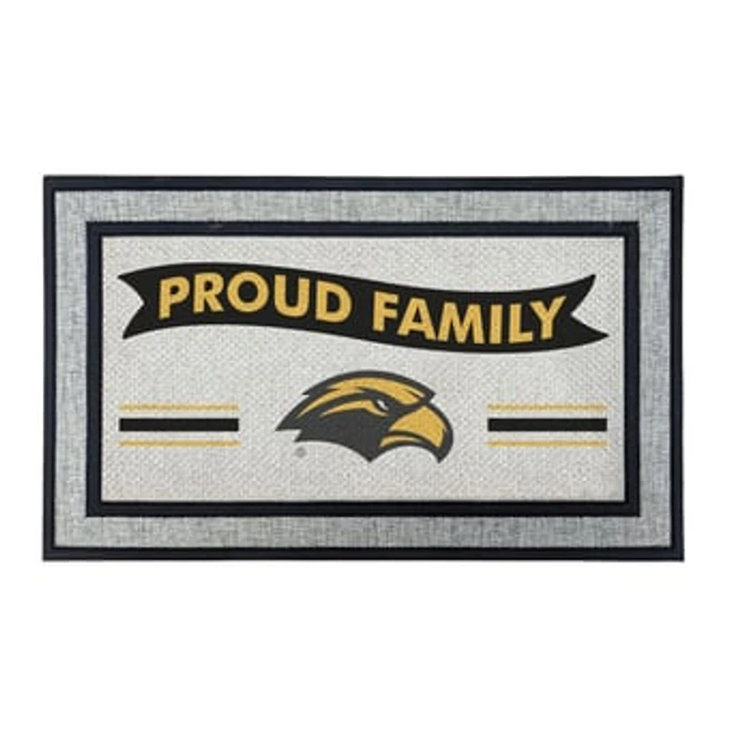 Jardine Southern Miss Golden Eagles 18" x 30" Proud Family Doormat