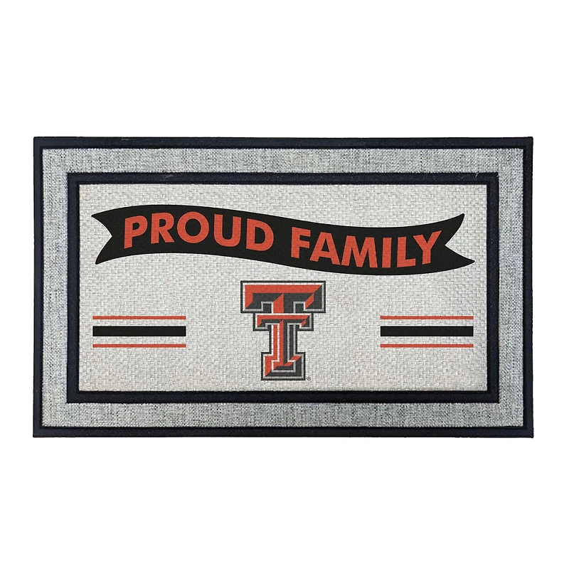 Jardine Texas Tech Red Raiders 18" x 30" Proud Family Doormat