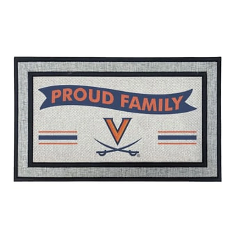 Jardine Virginia Cavaliers 18" x 30" Proud Family Doormat