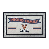 Jardine Virginia Cavaliers 18" x 30" Proud Family Doormat