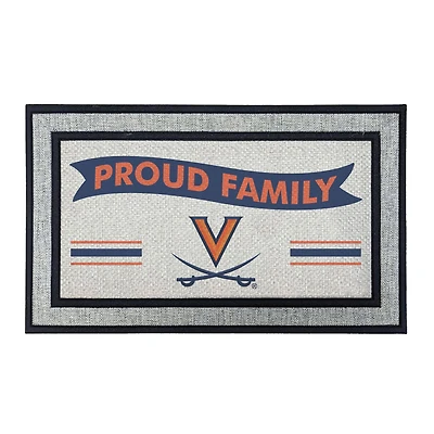 Jardine Virginia Cavaliers 18" x 30" Proud Family Doormat