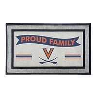 Jardine Virginia Cavaliers 18" x 30" Proud Family Doormat