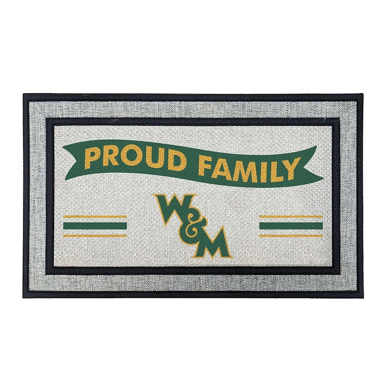 Jardine William & Mary Tribe 18" x 30" Proud Family Doormat