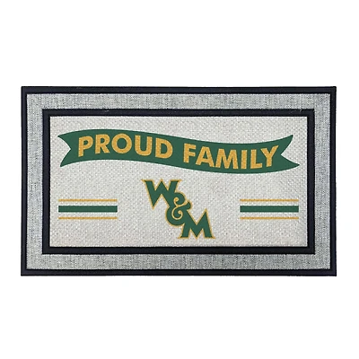 Jardine William & Mary Tribe 18" x 30" Proud Family Doormat