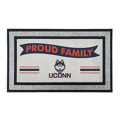Jardine UConn Huskies 18" x 30" Proud Family Doormat