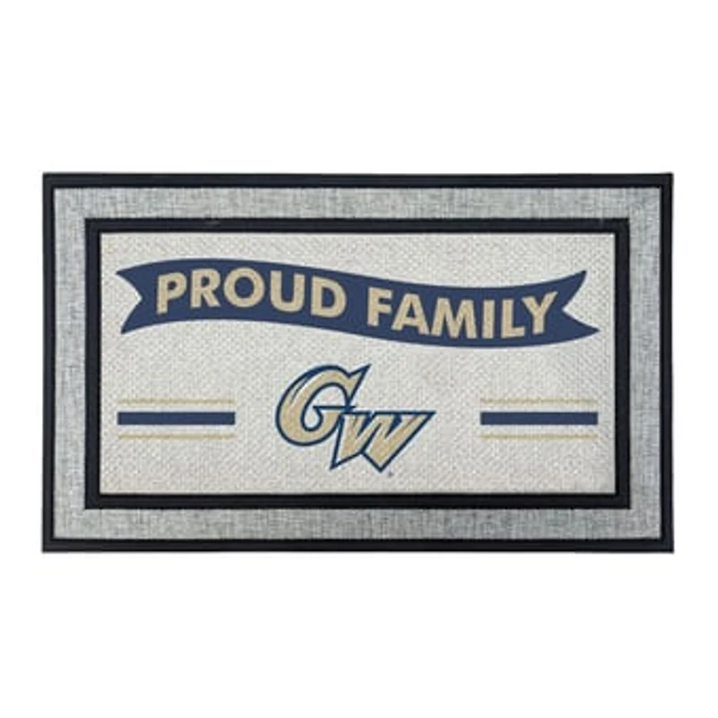Jardine George Washington University 18" x 30" Proud Family Doormat