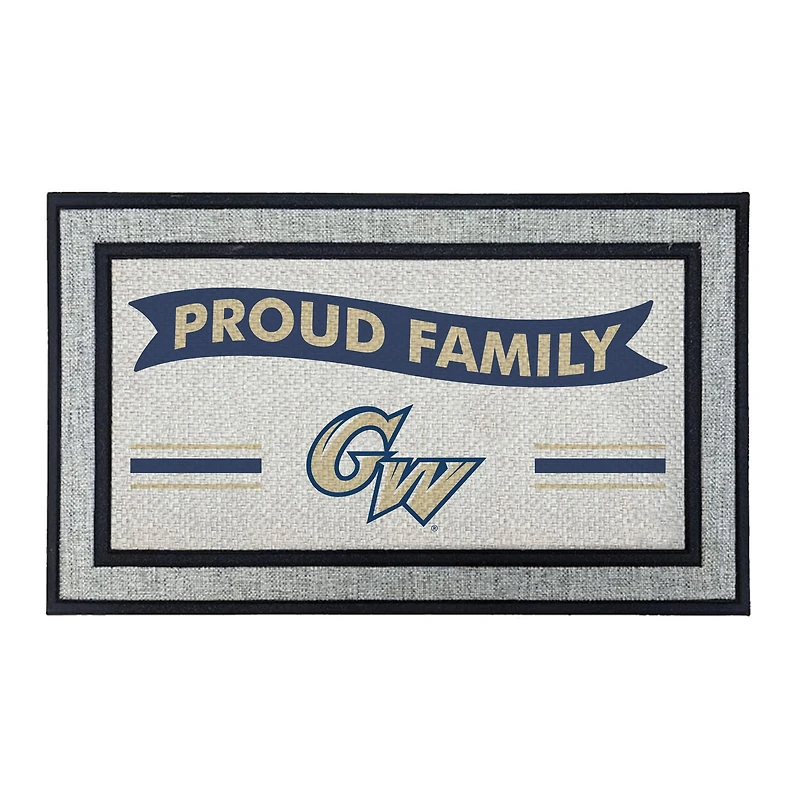 Jardine George Washington University 18" x 30" Proud Family Doormat