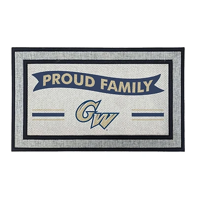 Jardine George Washington University 18" x 30" Proud Family Doormat