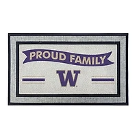 Jardine Washington Huskies 18" x 30" Proud Family Doormat