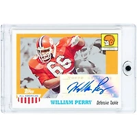William Perry Clemson Tigers Autographed 2005 Topps All-American #A-WP Card