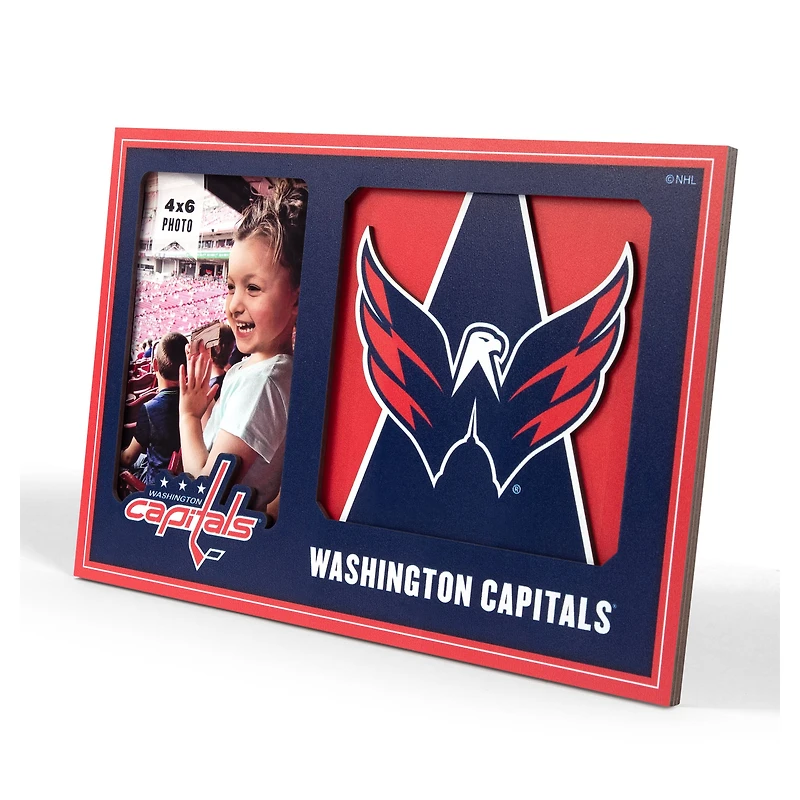 IDNA Washington Capitals 3D Logo Series Picture Frame
