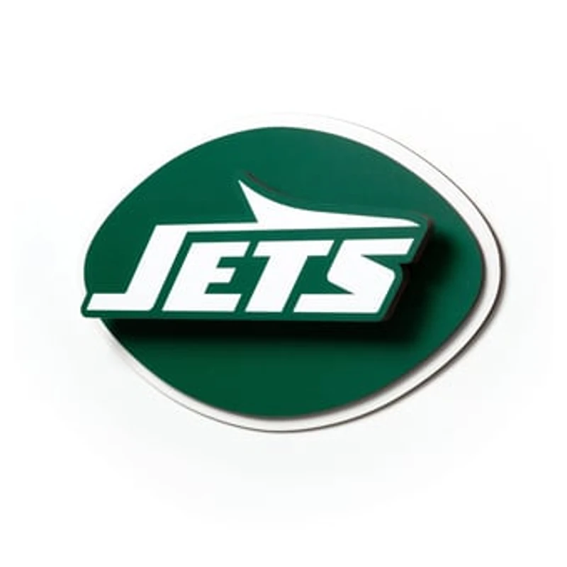 IDNA New York Jets 14" 3DX Logo Die Cut Wall Art