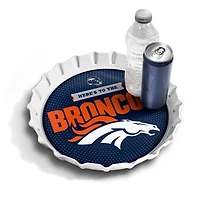 IDNA Denver Broncos 13" Bottle Cap Serving Tray