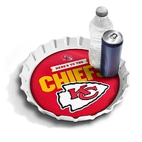 IDNA Kansas City Chiefs 13" Bottle Cap Serving Tray